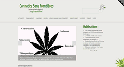 Desktop Screenshot of cannabissansfrontieres.org