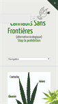 Mobile Screenshot of cannabissansfrontieres.org